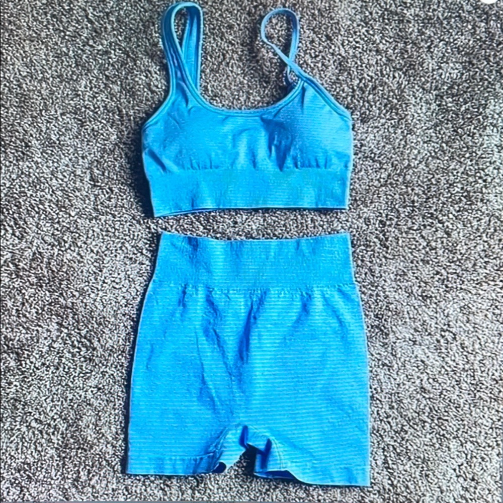 Vibrant Blue Activewear Set